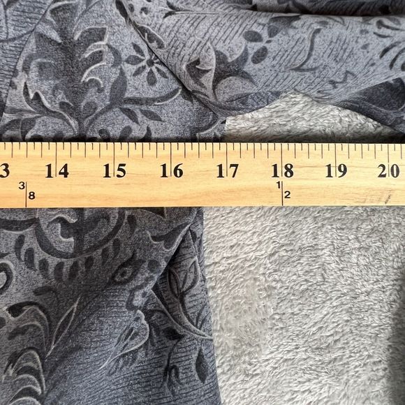 Jones New York Gray Silk Babylon Storm Floral Blazer Jacket Pockets Size‎ 6 NWT - Picture 6 of 6